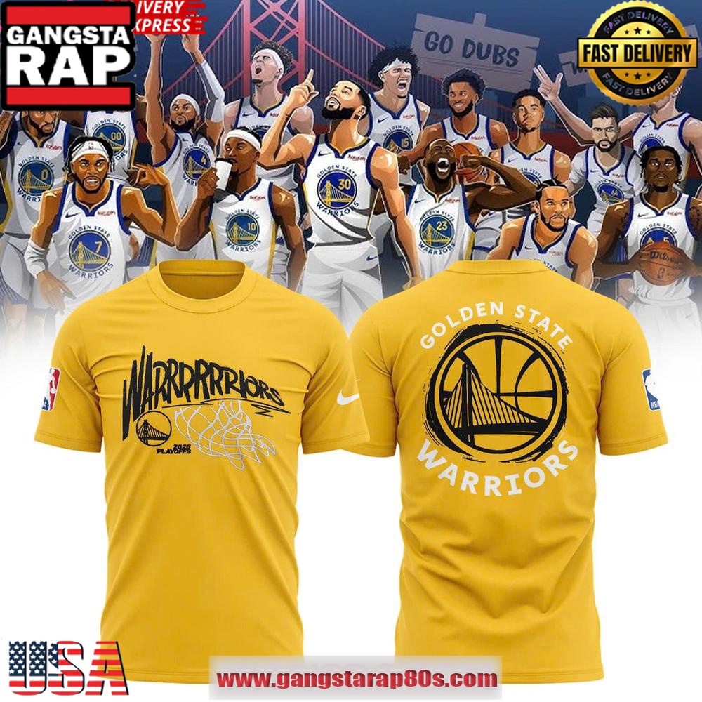 Golden State Warriors 2025 Playoff Special Yellow Unisex T Shirt Golden State Warriors 2025 Playoff Special Yellow Unisex T Shirt