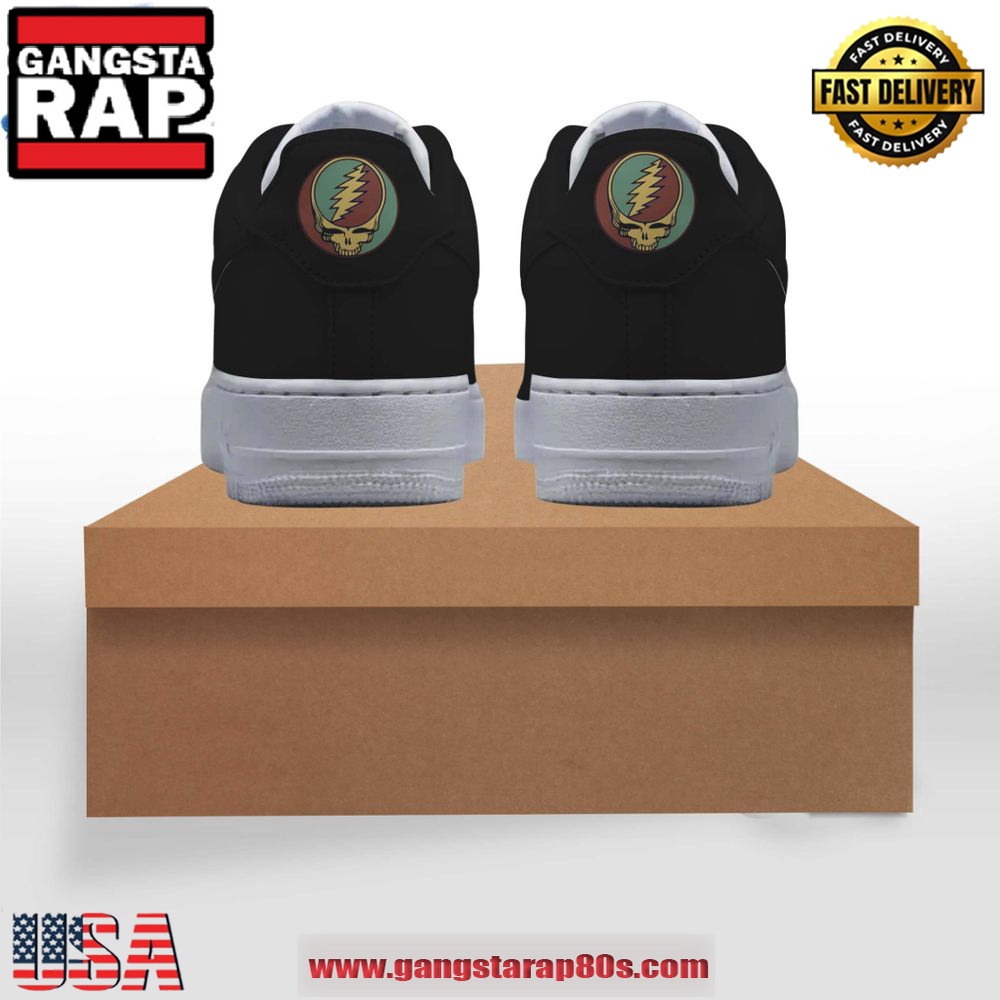 Grateful Dead Limited Edition 2024 Air Force 1 Running Sneakers Shoes Grateful Dead Limited Edition 2024 Air Force 1 Running Sneakers Shoes