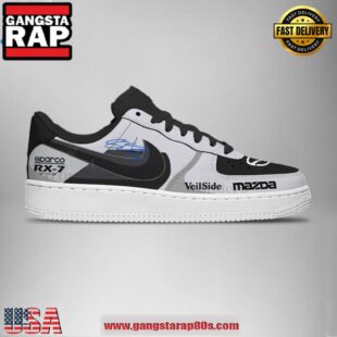 Han Lue Mazda RX-7 Signature Fast and Furious Air Force 1 Running Sneakers Shoes