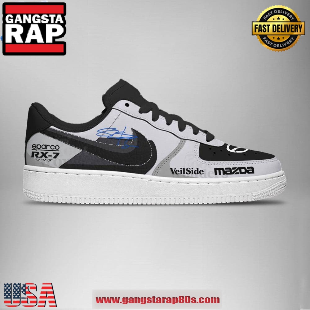 Han Lue Mazda RX-7 Signature Fast and Furious Air Force 1 Running Sneakers Shoes Han Lue Mazda RX-7 Signature Fast and Furious Air Force 1 Running Sneakers Shoes