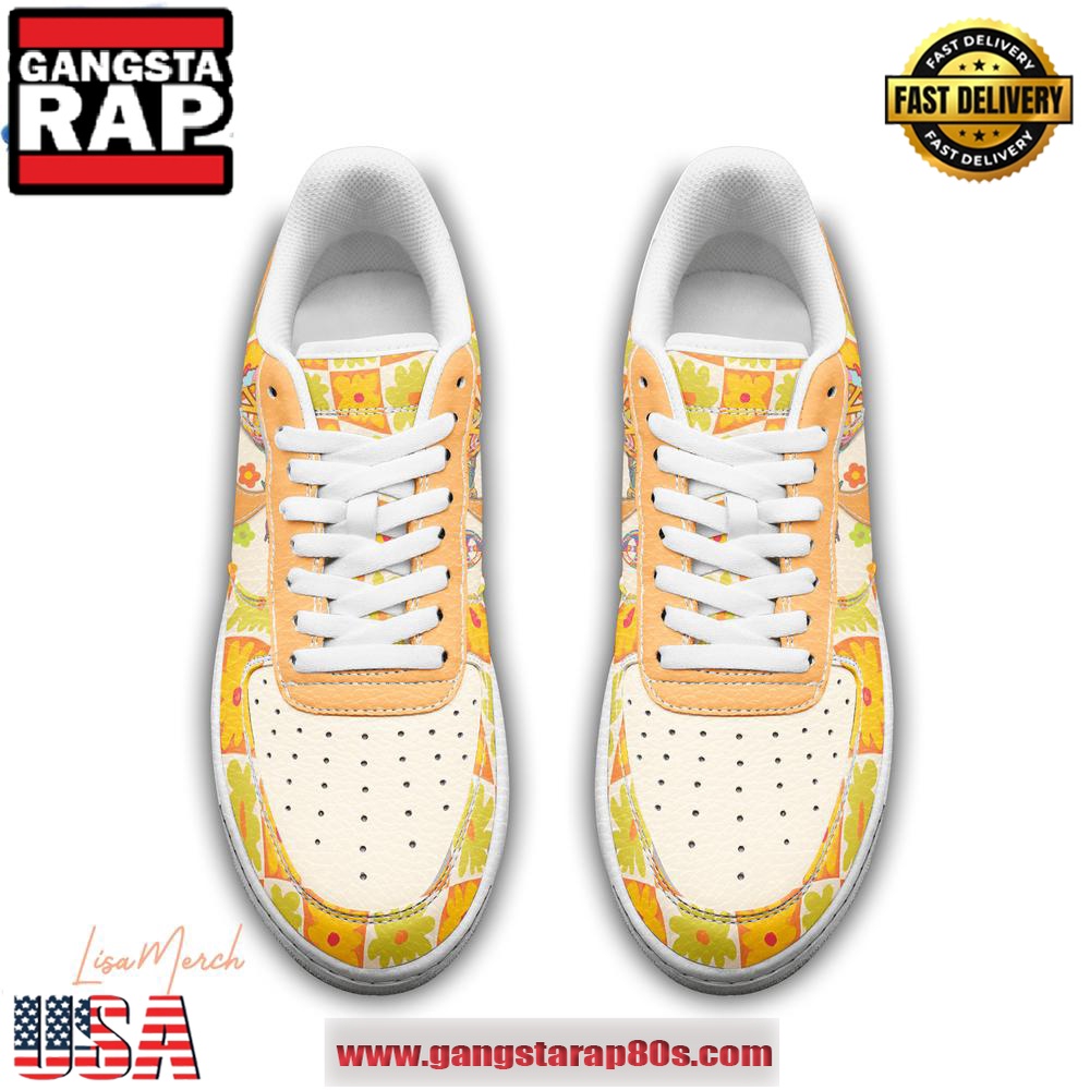 Hippie Love Peace Joy Air Force 1 Running Sneakers Shoes Hippie Love Peace Joy Air Force 1 Running Sneakers Shoes