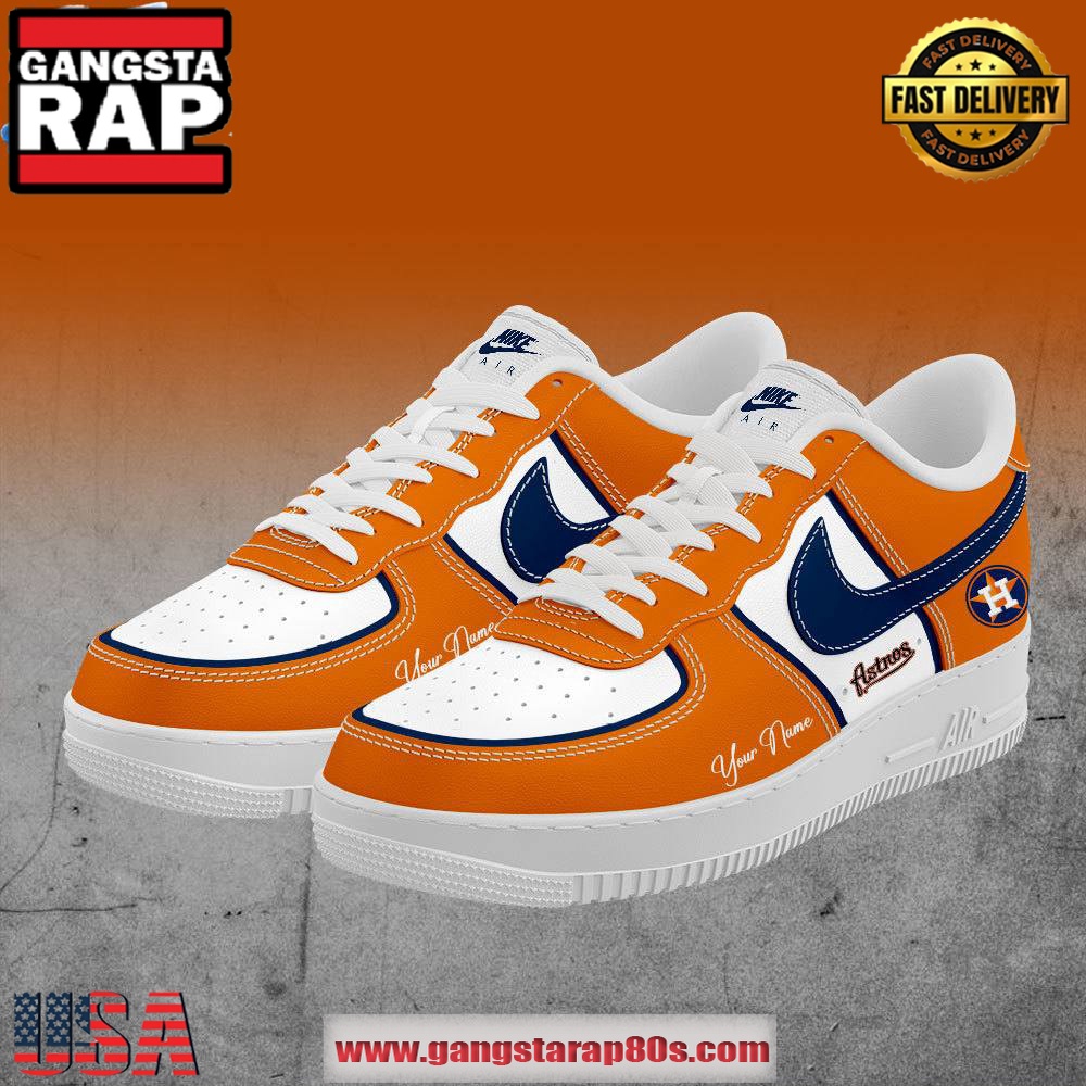 Houston Astros Relentless Limited Edition Air Force 1 Running Sneakers Shoes Houston Astros Relentless Limited Edition Air Force 1 Running Sneakers Shoes