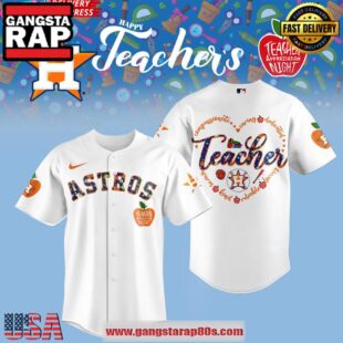 Houston Astros Teacher Night 2025 Baseball Jersey