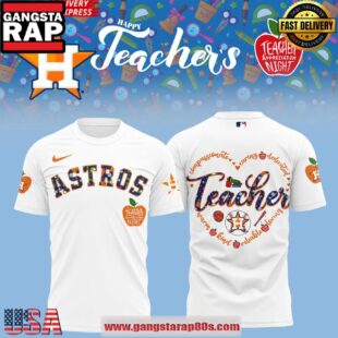 Houston Astros Teacher Night 2025 Collection T-Shirt