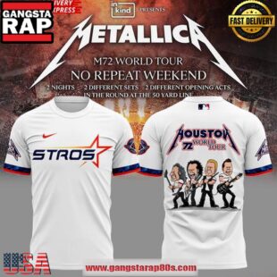 Houston Astros x Metallica 2025 T-Shirt