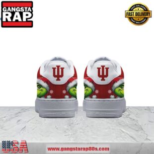 Indiana Hoosiers Merry Hoomas Air Force 1 Running Sneakers Shoes