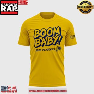 Indiana Pacers Boom Baby 2025 Play Offs Special T-Shirt