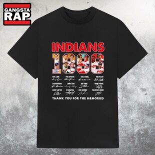 Indians 1896 Thank You for the Memories Signature T Shirt