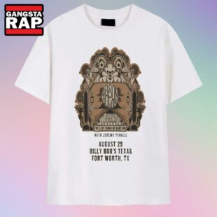 Jason Boland & The Stragglers Billy Bob's Fort Worth, TX Aug 29 2025 Tour T Shirt