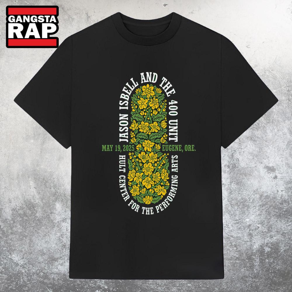 Jason Isbell And The 400 Unit Silva Concert Hall Eugene, OR May 19 2025 Tour T Shirt Jason Isbell And The 400 Unit Silva Concert Hall Eugene, OR May 19 2025 Tour T Shirt