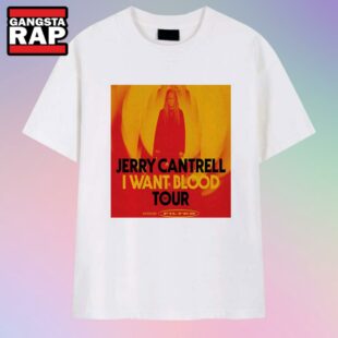 Jerry Cantrell I Want Blood Tour 2025 T Shirt
