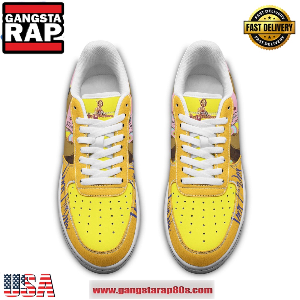 Jimi Hendrix Limited Edition Air Force 1 Running Sneakers Shoes Jimi Hendrix Limited Edition Air Force 1 Running Sneakers Shoes