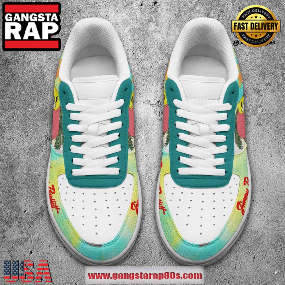 Jimmy Buffett Living Life Like A Song Air Force 1 Running Sneakers Shoes Jimmy Buffett Living Life Like A Song Air Force 1 Running Sneakers Shoes