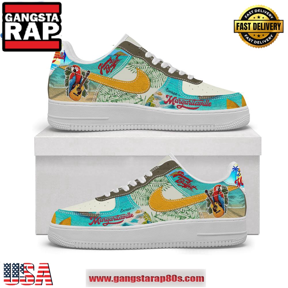 Jimmy Buffett Lost In Margaritaville Air Force 1 Running Sneakers Shoes Jimmy Buffett Lost In Margaritaville Air Force 1 Running Sneakers Shoes