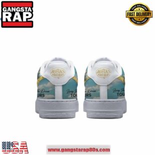 Jonas Brothers Living The Dream Tour Limited Edition Air Force 1 Running Sneakers Shoes