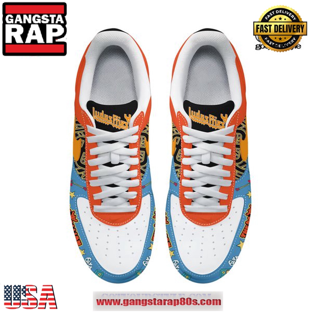 Judas Priest The Metallian Limited Edition Air Force 1 Running Sneakers Shoes Judas Priest The Metallian Limited Edition Air Force 1 Running Sneakers Shoes