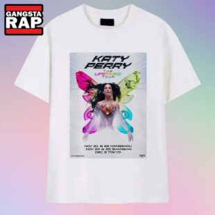 Katy Perry The Lifetimes Tour 2025 T Shirt