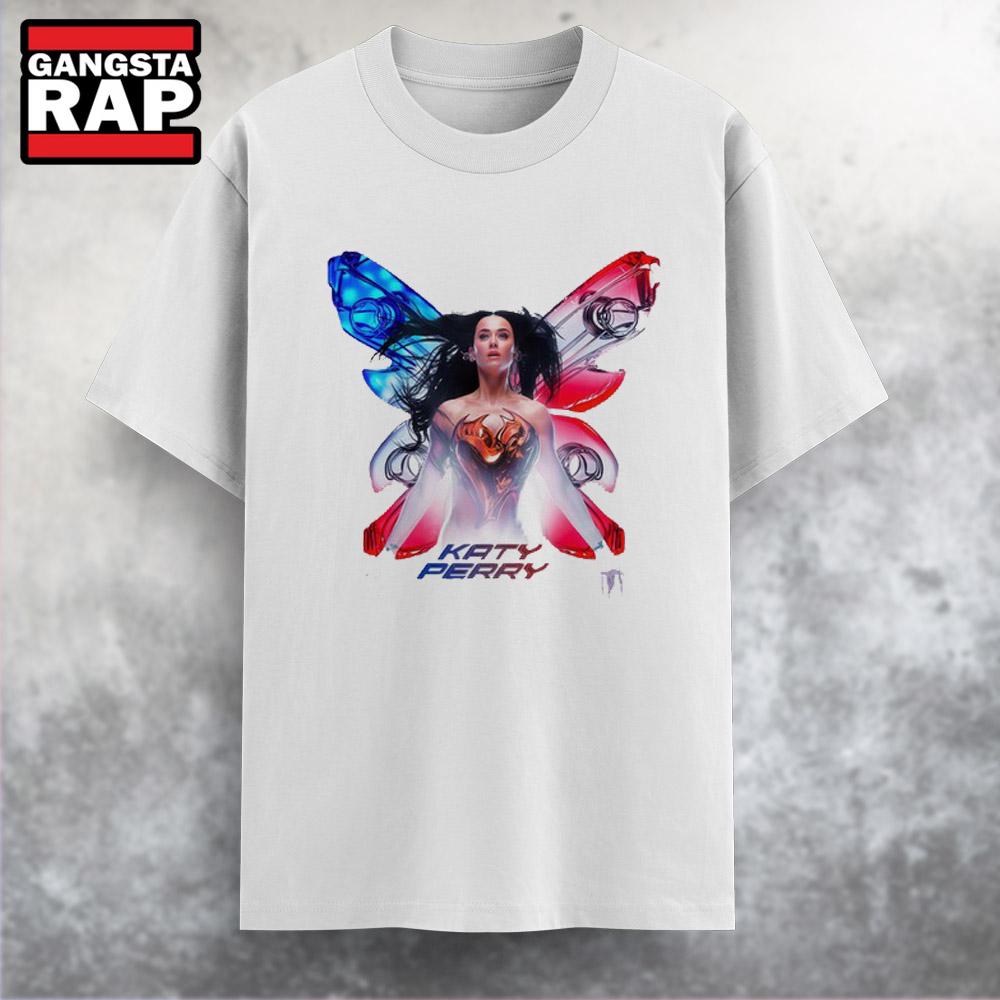 Katy Perry The Lifetimes Tour Butterfly 2025 T Shirt Katy Perry The Lifetimes Tour Butterfly 2025 T Shirt