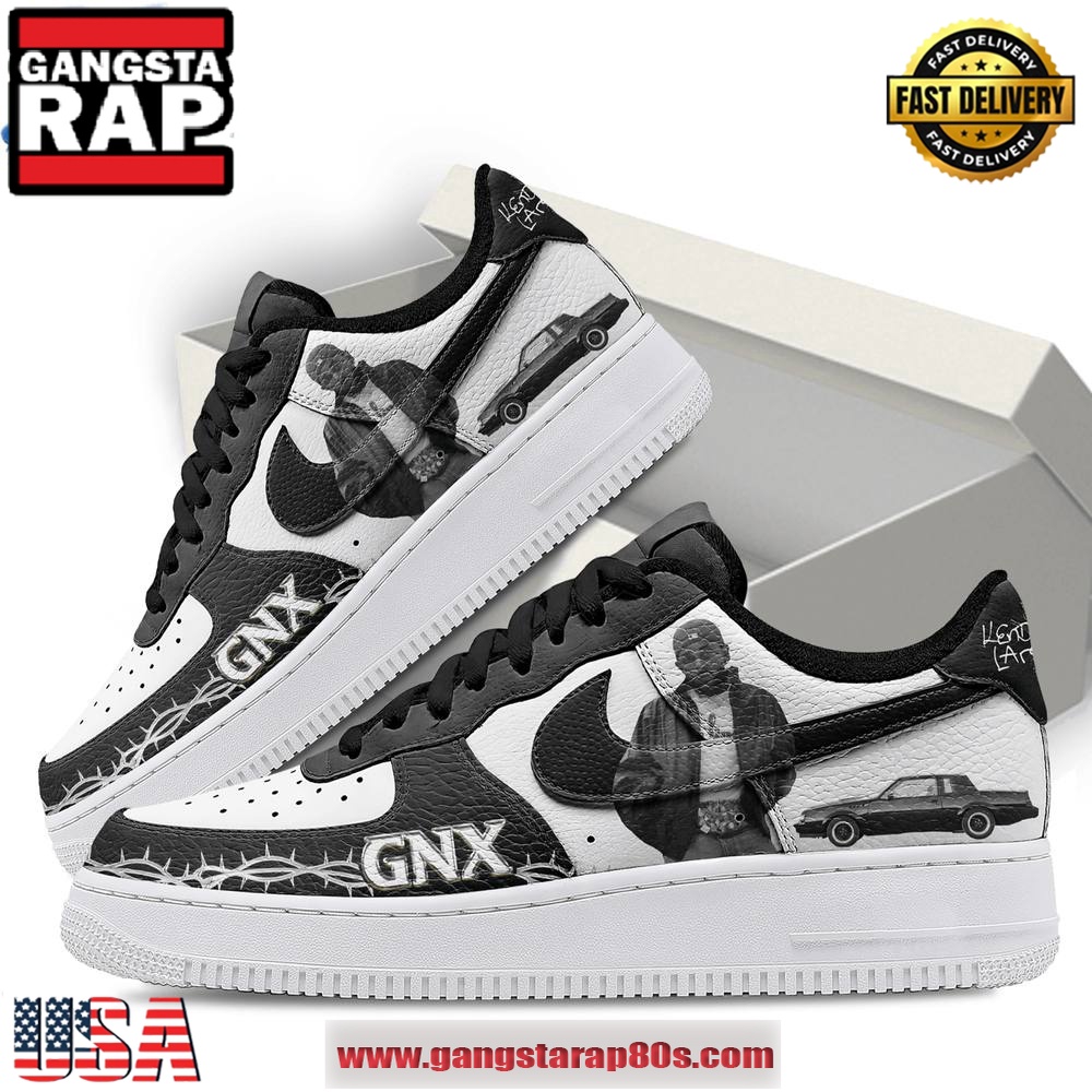 Kendrick Lamar GNX Special Edition Air Force 1 Running Sneakers Shoes Kendrick Lamar GNX Special Edition Air Force 1 Running Sneakers Shoes