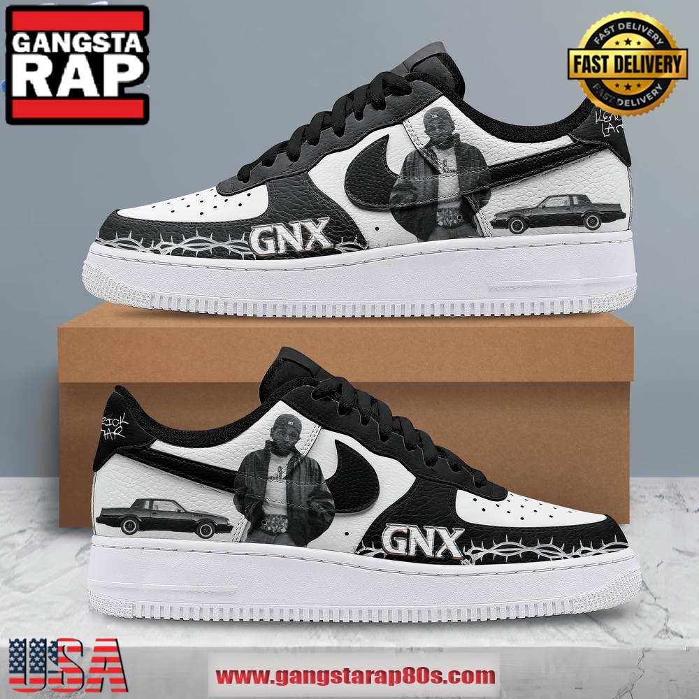 Kendrick Lamar GNX Special Edition Air Force 1 Running Sneakers Shoes Kendrick Lamar GNX Special Edition Air Force 1 Running Sneakers Shoes