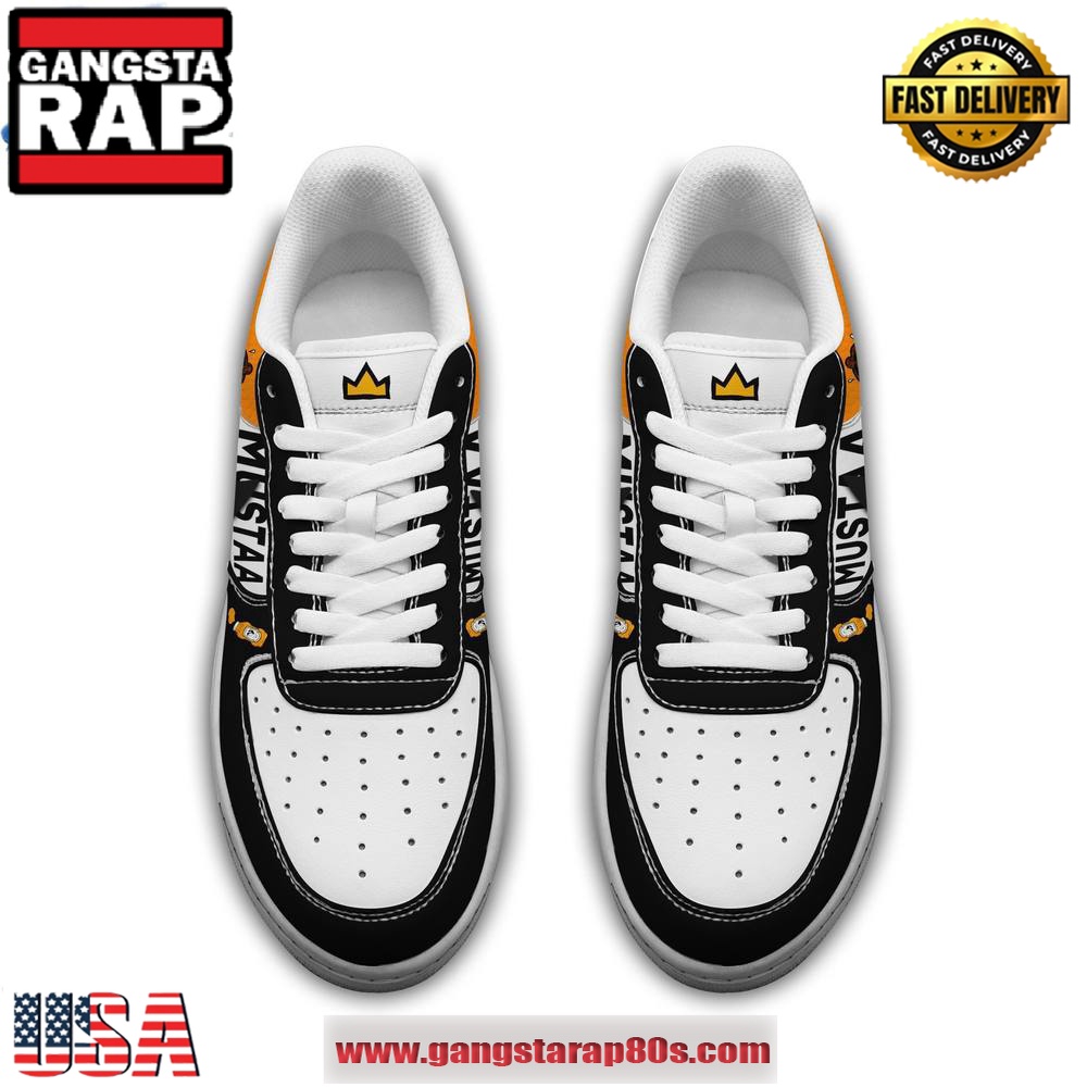 Kendrick Lamar Mustard Special Edition Air Force 1 Running Sneakers Shoes Kendrick Lamar Mustard Special Edition Air Force 1 Running Sneakers Shoes