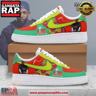 Kendrick Lamar Super Bowl LIX Air Force 1 Sneakers Running Sneakers Shoes