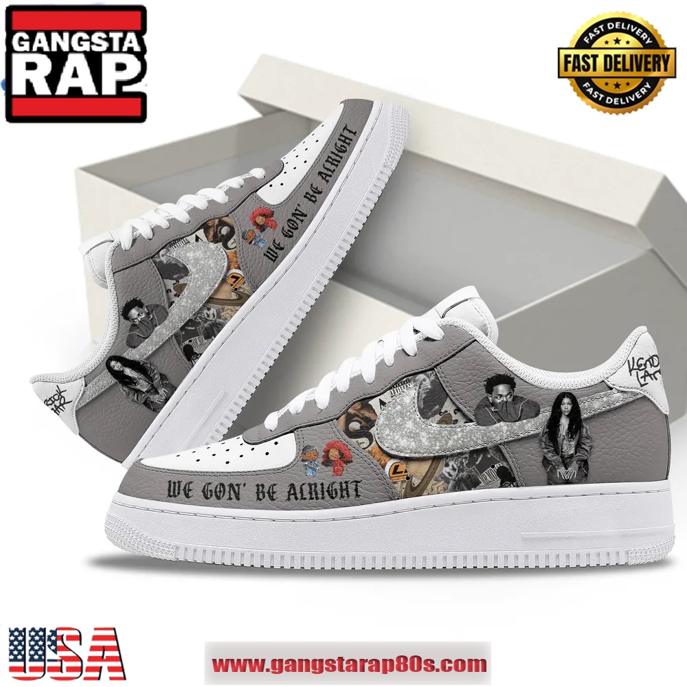 Kendrick Lamar x SZA Grand Nation Tour Special Edition Air Force 1 Running Sneakers Shoes Kendrick Lamar x SZA Grand Nation Tour Special Edition Air Force 1 Running Sneakers Shoes