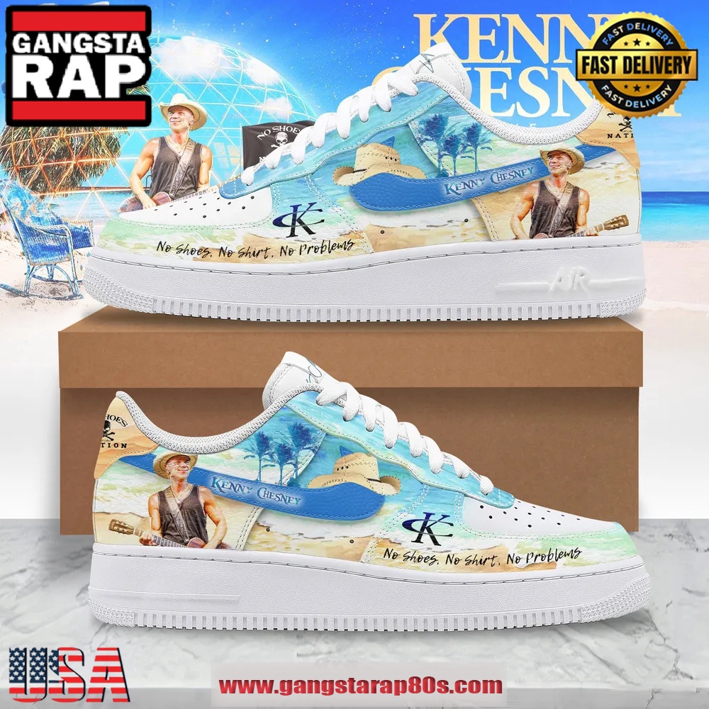 Kenny Chesney No Shoes, No Shirt, No Problems Air Force 1 Sneakers Running Sneakers Shoes Kenny Chesney No Shoes, No Shirt, No Problems Air Force 1 Sneakers Running Sneakers Shoes