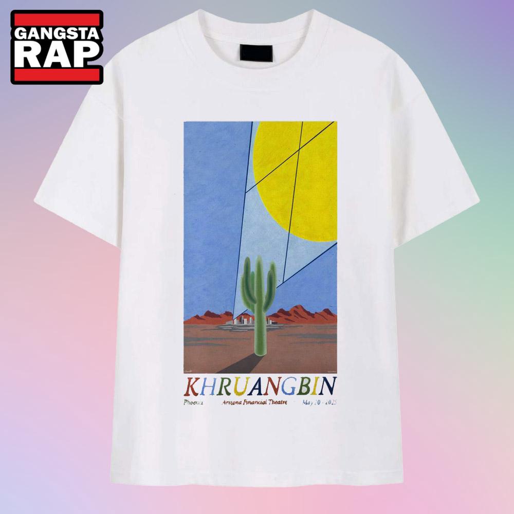Khruangbin Arizona Financial Theatre Phoenix, AZ May 20 2025 Tour T Shirt Khruangbin Arizona Financial Theatre Phoenix, AZ May 20 2025 Tour T Shirt