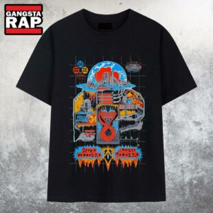 King Gizzard & The Lizard Wizard Poble Espanyol Barcelona, Spain May 23-24-25 2025 Tour T Shirt