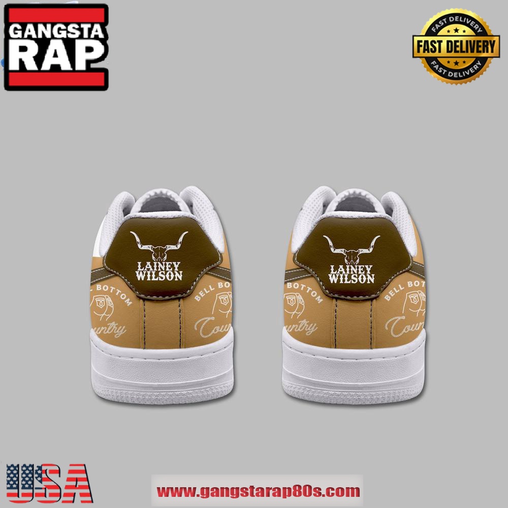 Lainey Wilson Bell Bottom Country Air Force 1 Running Sneakers Shoes Lainey Wilson Bell Bottom Country Air Force 1 Running Sneakers Shoes