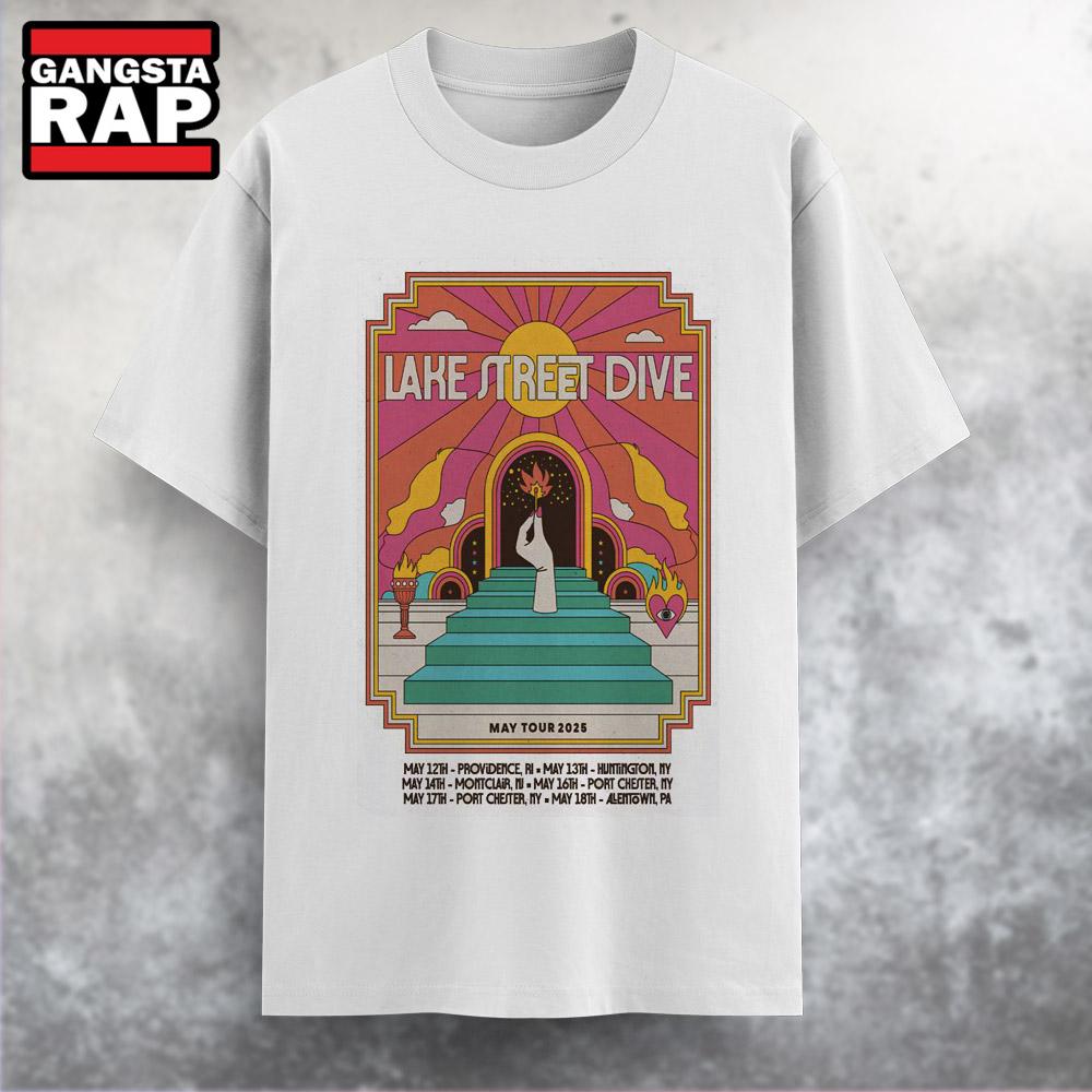 Lake Street Dive May Tour 2025 T Shirt Lake Street Dive May Tour 2025 T Shirt