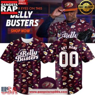 Las Vegas Aviators x Belly Busters 2025 Custom Baseball Jersey