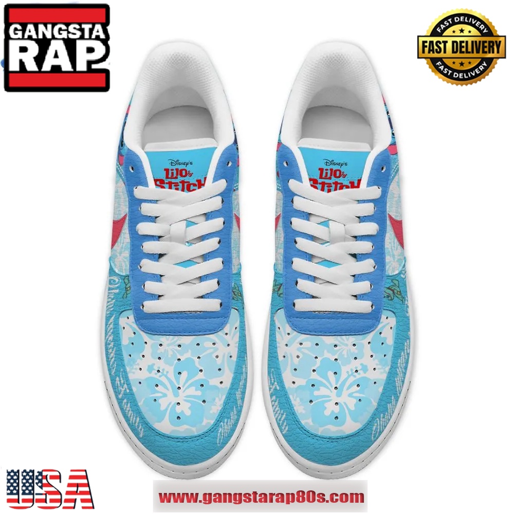 Lilo And Stitch Family Limited Edition Air Force 1 Running Sneakers Shoes Lilo And Stitch Family Limited Edition Air Force 1 Running Sneakers Shoes