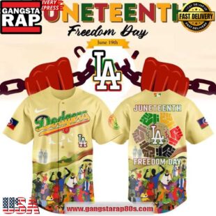 Los Angeles Dodgers Juneteenth Freedom Day 2025 Limited Edition Baseball Jersey
