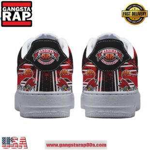 Louisville Cardinals Cards Forever Air Force 1 Running Sneakers Shoes