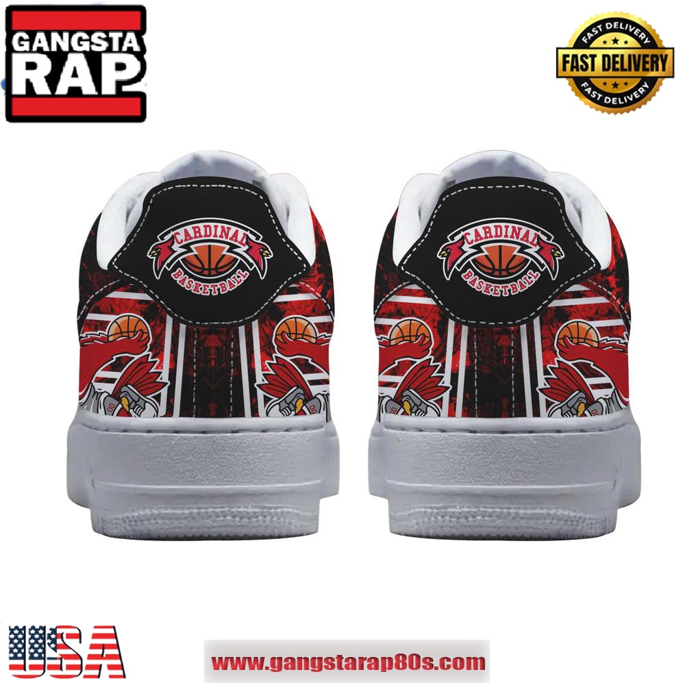 Louisville Cardinals Cards Forever Air Force 1 Running Sneakers Shoes Louisville Cardinals Cards Forever Air Force 1 Running Sneakers Shoes