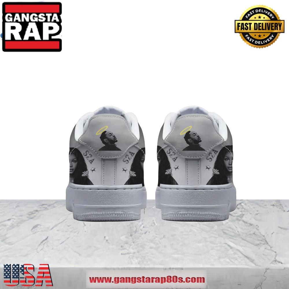Luther Kendrick Lamar Ft SZA Limited Edition Air Force 1 Running Sneakers Shoes Luther Kendrick Lamar Ft SZA Limited Edition Air Force 1 Running Sneakers Shoes