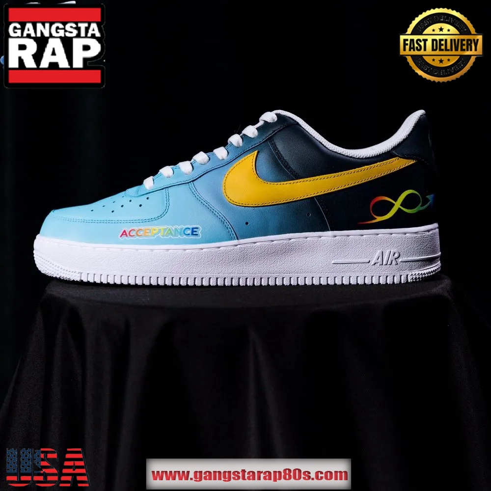 Memphis Grizzlies x To The Max Autism Acceptance 2025 Limited Edition Air Force 1 Running Sneakers Shoes Memphis Grizzlies x To The Max Autism Acceptance 2025 Limited Edition Air Force 1 Running Sneakers Shoes