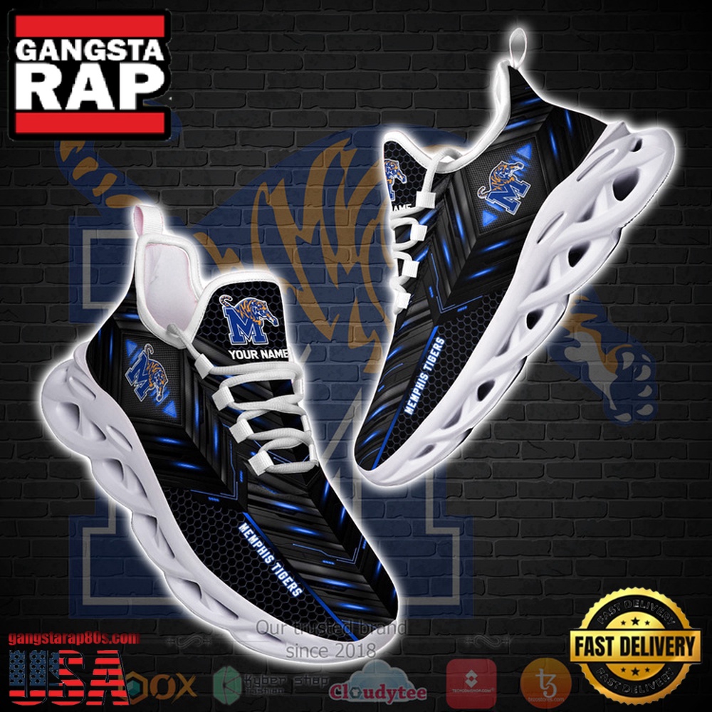 Memphis Tigers Custom Name Clunky Unique Design Max Soul Shoes Running Sneakers Memphis Tigers Custom Name Clunky Unique Design Max Soul Shoes Running Sneakers