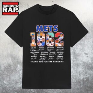 Mets 1962 Thank You for the Memories Signature T Shirt