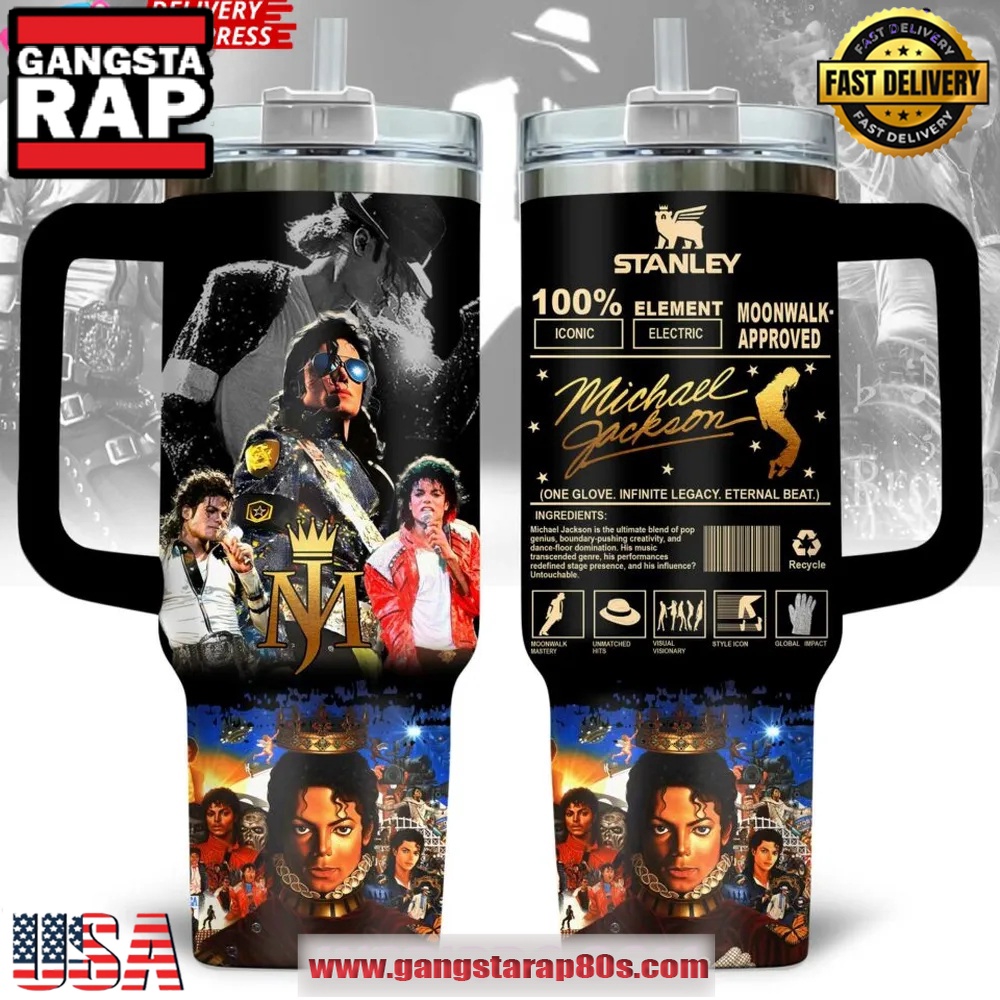 Michael Jackson Moonwalk Special Stanley Tumbler Cup 40oz Michael Jackson Moonwalk Special Stanley Tumbler Cup 40oz