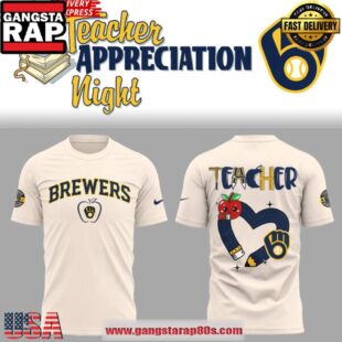 Milwaukee Brewers x Teacher Appreciation Night 2025 T-Shirt