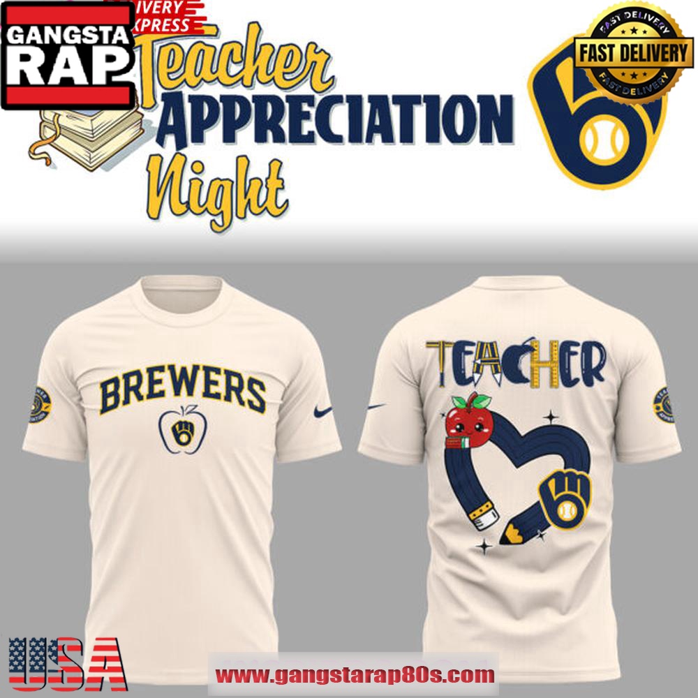 Milwaukee Brewers x Teacher Appreciation Night 2025 Unisex T Shirt Milwaukee Brewers x Teacher Appreciation Night 2025 Unisex T Shirt