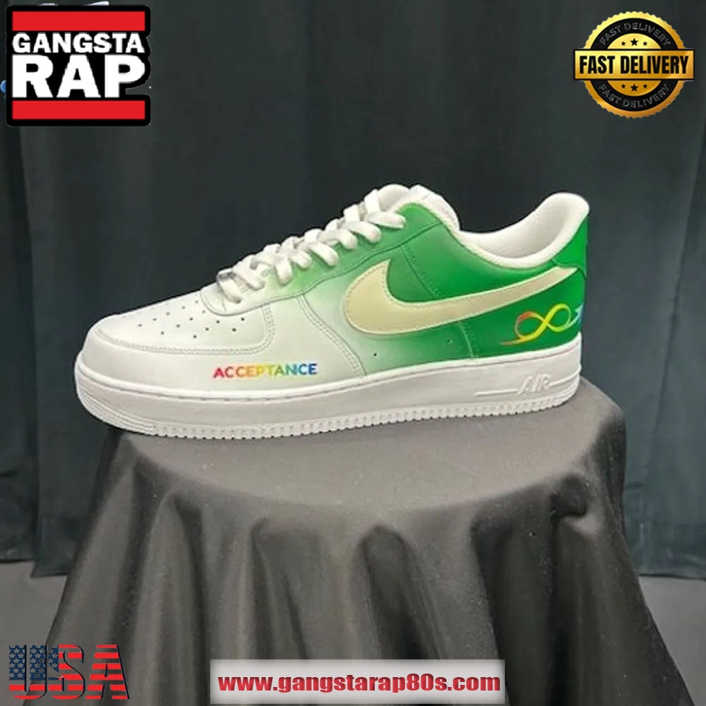 Milwaukee Bucks x To The Max Autism Acceptance 2025 Limited Edition Air Force 1 Running Sneakers Shoes Milwaukee Bucks x To The Max Autism Acceptance 2025 Limited Edition Air Force 1 Running Sneakers Shoes