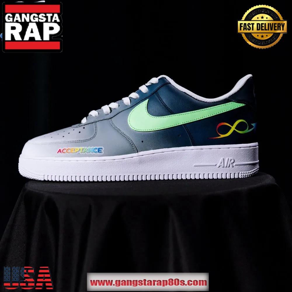 Minnesota Timberwolves x To The Max Autism Acceptance 2025 Limited Edition Air Force 1 Running Sneakers Shoes Minnesota Timberwolves x To The Max Autism Acceptance 2025 Limited Edition Air Force 1 Running Sneakers Shoes