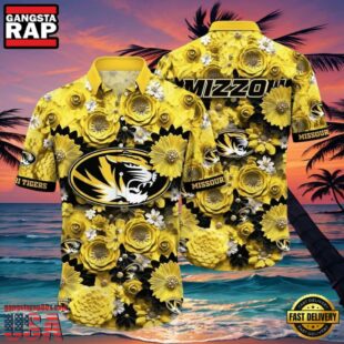 Missouri Tigers Flower NCAA Hawaiian Shirt Outfit 3D Shirt, Missouri Tigers Gifts