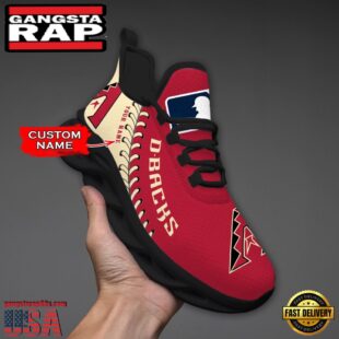 MLB Arizona Diamondbacks Unique Design Custom Name Max Soul Shoes Running Sneakers