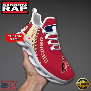 MLB Arizona Diamondbacks Unique Design Custom Name Max Soul Shoes Running Sneakers