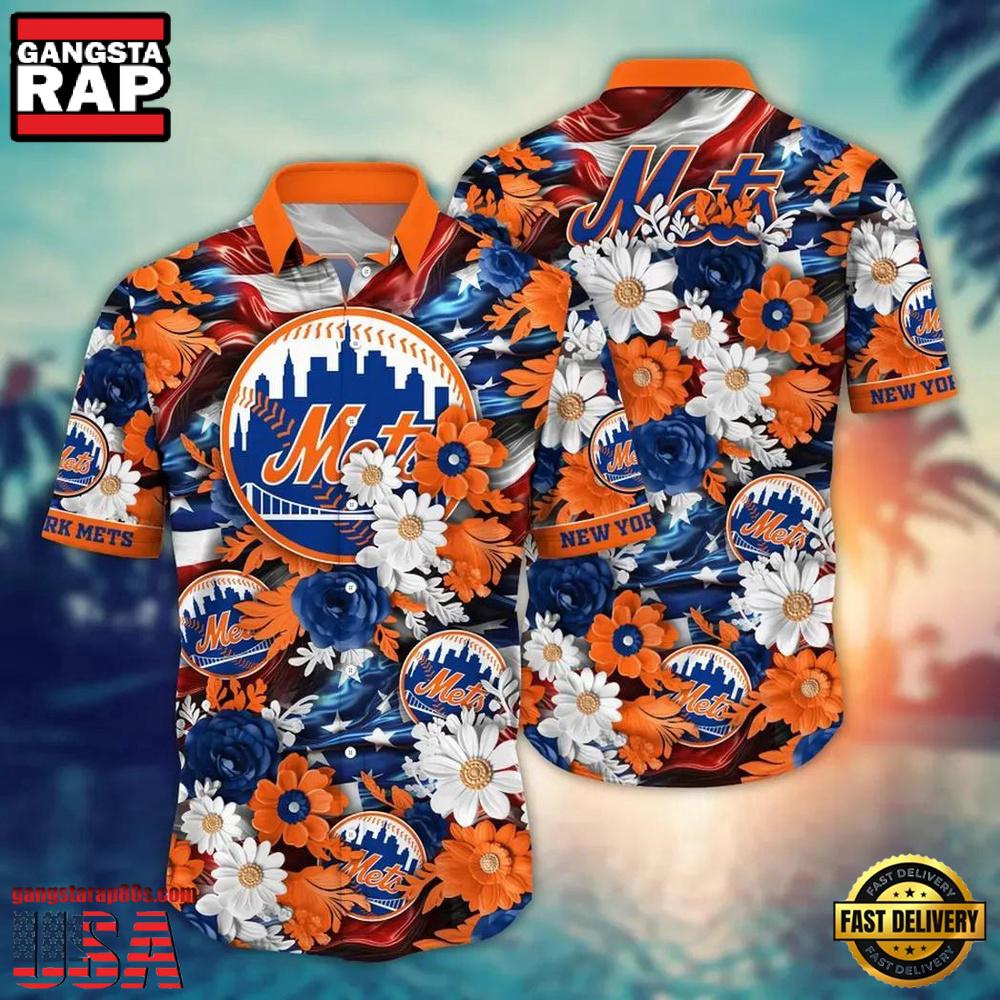 MLB New York Mets Baseball Summer Hawaiian Shirts For Men Women MLB New York Mets Baseball Summer Hawaiian Shirts For Men Women
